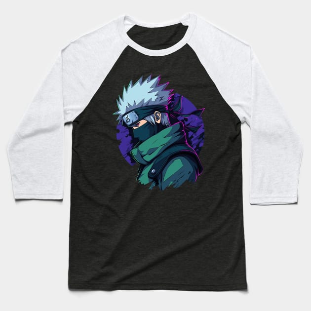 kakashi Baseball T-Shirt by sample the dragon